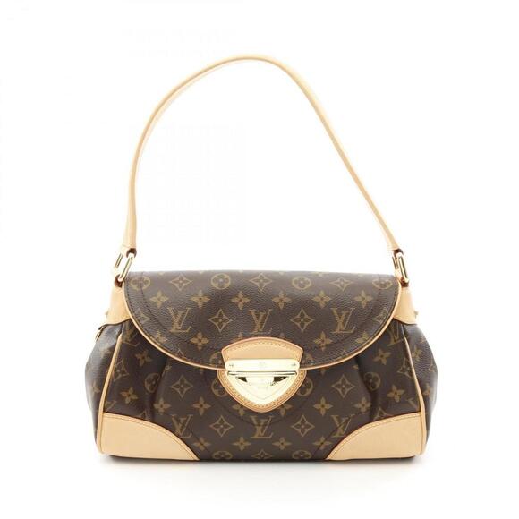 LOUIS VUITTON Brown Monogram Leather Shoulder Bag - Picture 1 of 11